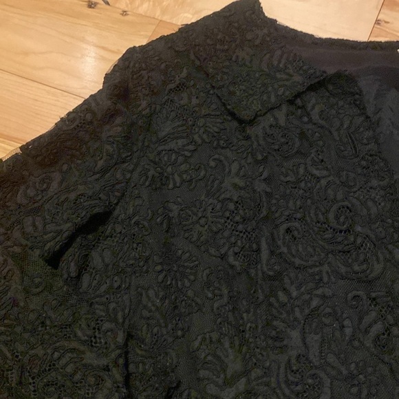 Gorgeous Black Lace Vintage blazer France - Picture 2 of 9